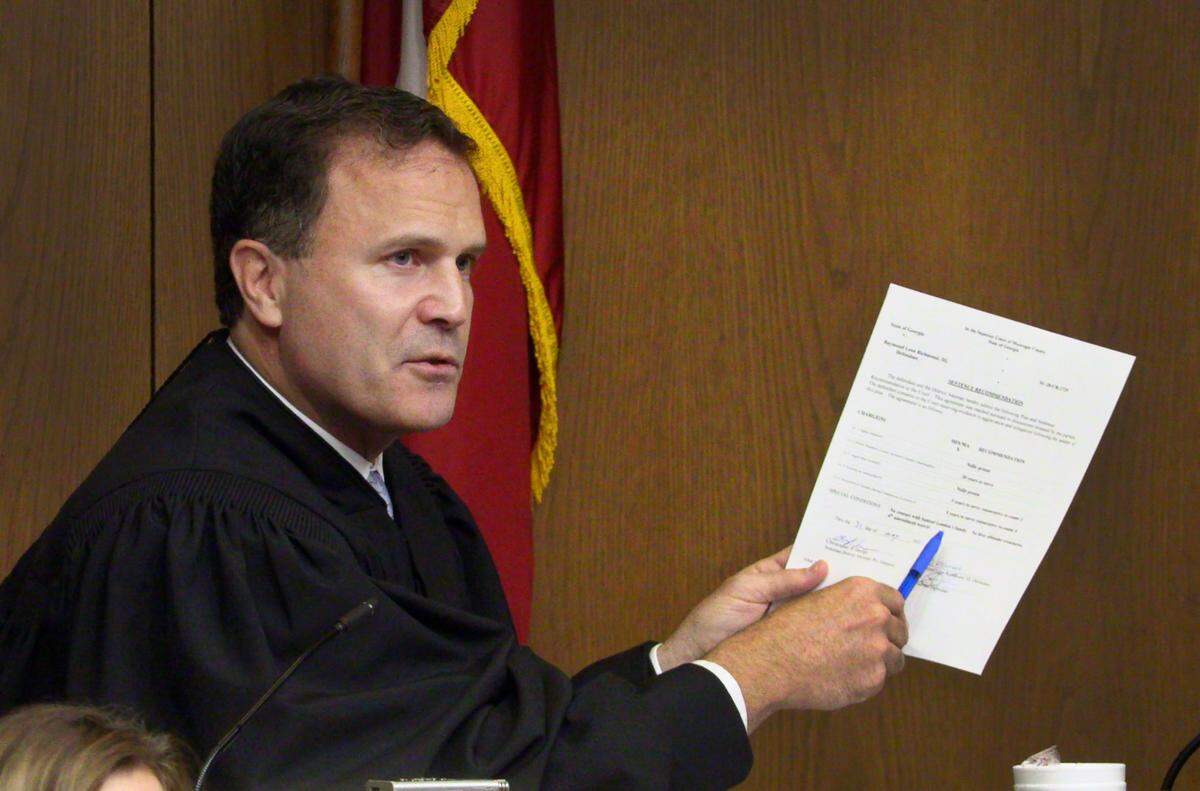 Superior Court Judge John Martin sentenced Raymond Leon Richmond III to 30 years in prison with 22 to serve and the rest on probation during a Wednesday morning hearing in Columbus, Georgia. 05/31/2023