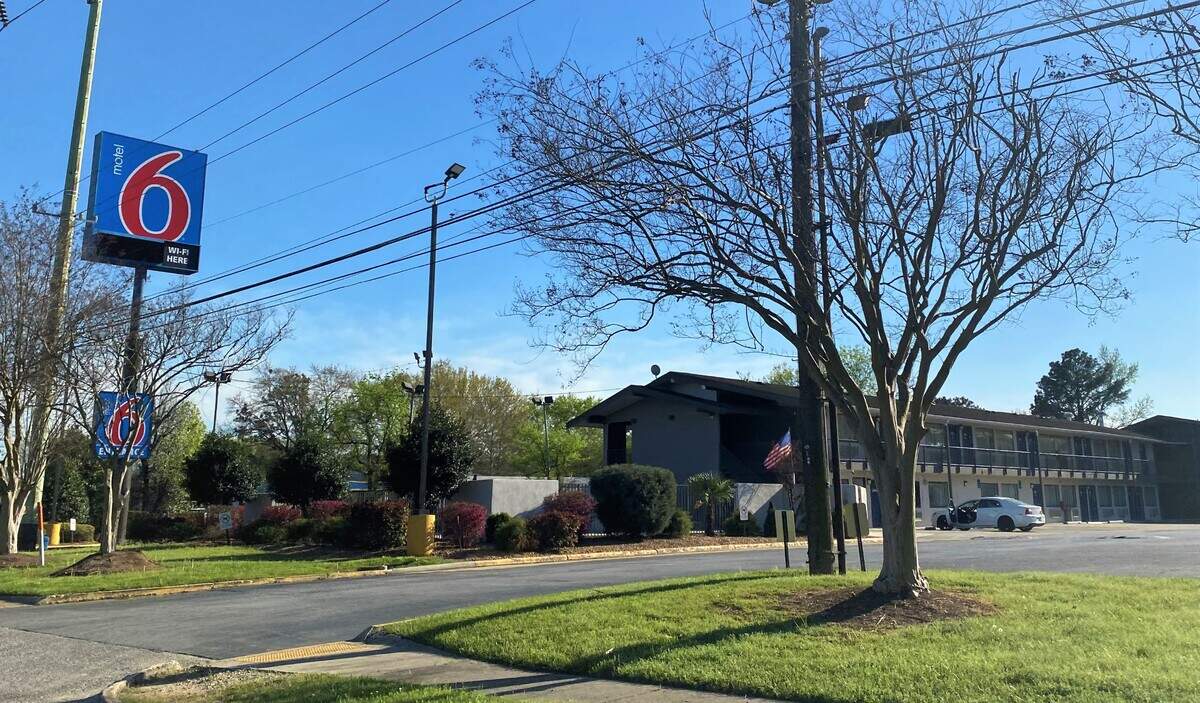The Motel 6 at 3050 Victory Drive in Columbus.
