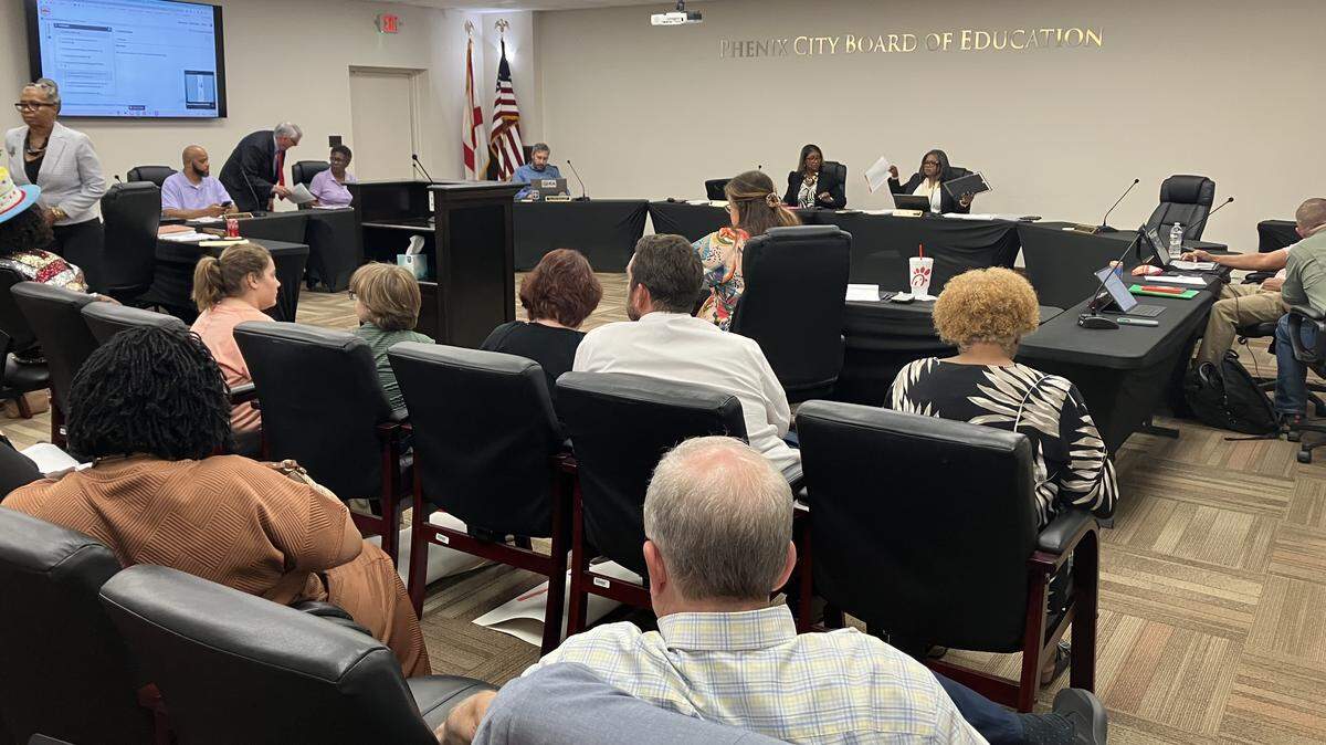 The Phenix City Board of Education meets Aug. 21, 2025.