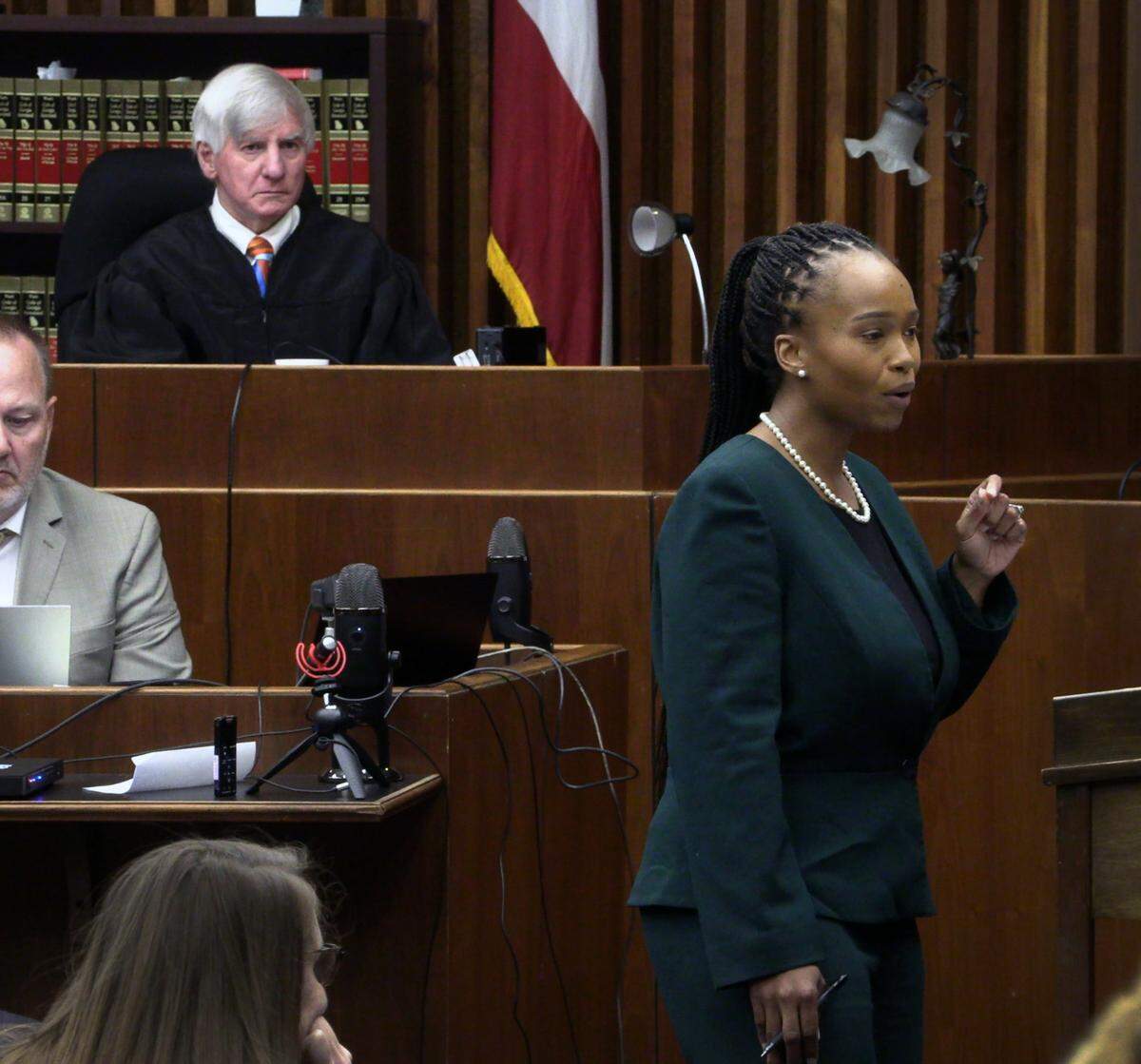 Roberta Robinson, defense attorney for Anthony Maurice Gates, makes her closing argument to the jury Friday afternoon. 01/06/2023