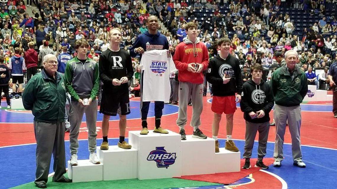 1 state champion. 2 third-place finishers. These Columbus area wrestlers made history.