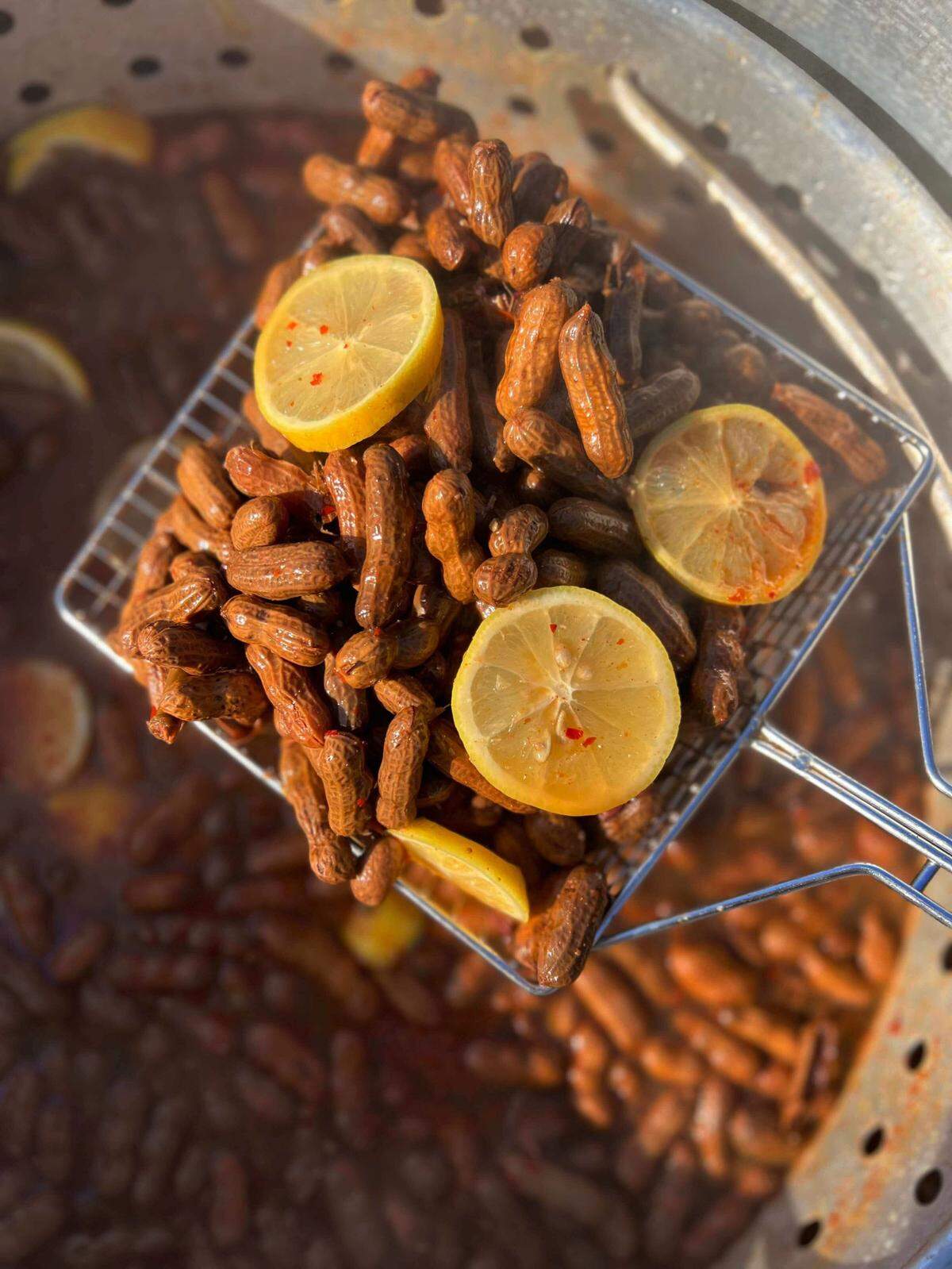 The Peanut Plug offers a variety of flavor profiles for their boiled peanuts.
