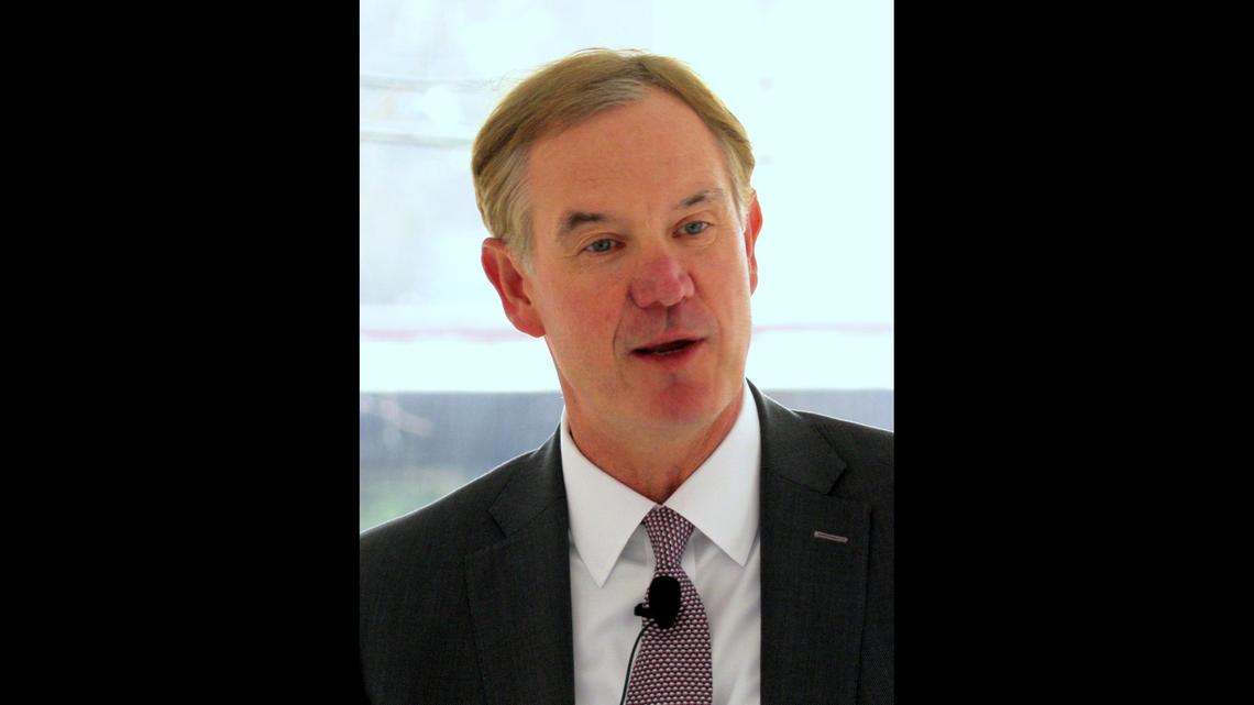 Synovus chairman, CEO and president Kevin Blair, shown in 2022, will be president and CEO of the combined company to be called Pinnacle Financial Partners and the Pinnacle Bank after merging with Pinnacle.