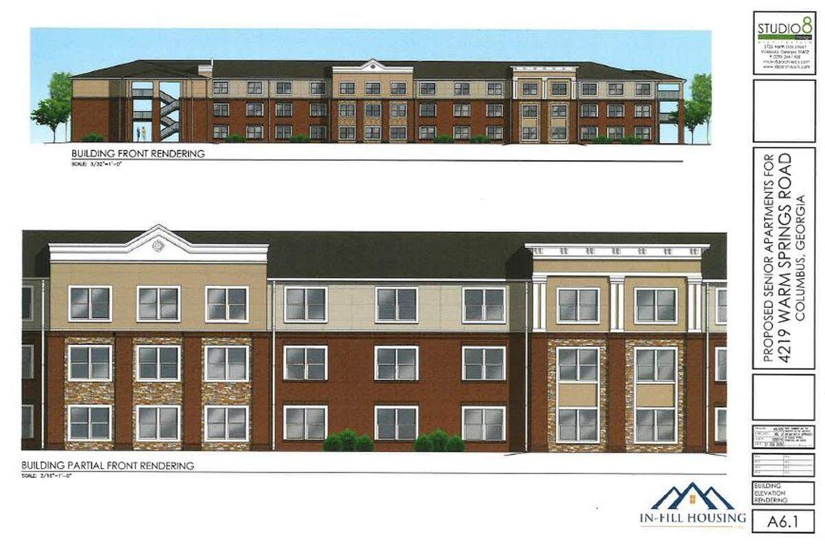 Developers are proposing a 72-unit senior living apartment complex on Warm Springs Road.
