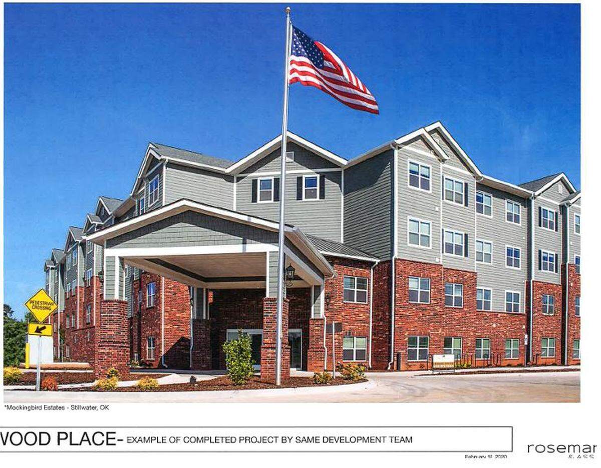 Developers have asked for a rezoning for land at 1775 Boxwood Place for mixed-income senior apartments.