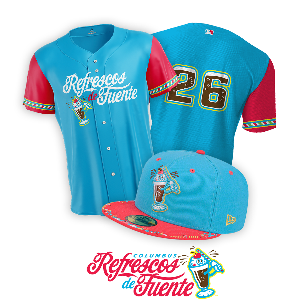 The Columbus Clingstones, the Minor League Baseball Class AA affiliate of the Atlanta Braves, will play as the Refrescos de Fuente in Copa de la Diversion.