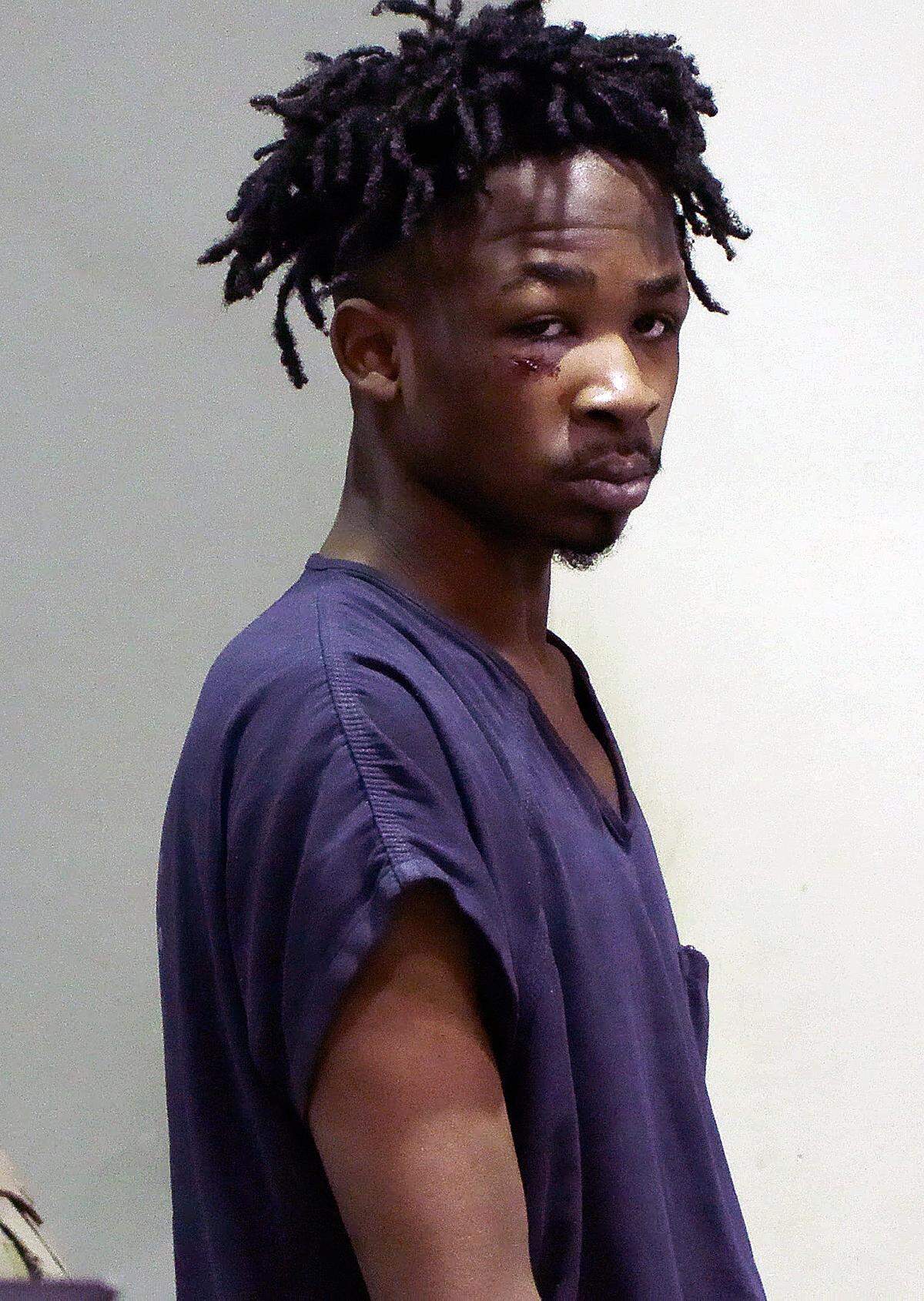 Hosni Batebawia, 20, appears in Columbus Recorder’s Court on Oct. 1, 2025.