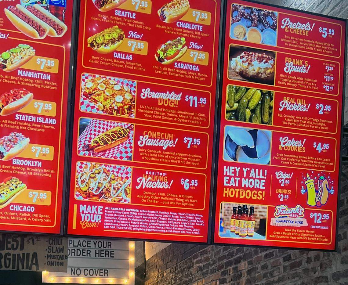 Frank’s Alley in Columbus, GA was selected by participants in an online poll at ledger-enquirer.com as having the best scrambled dog in Columbus.