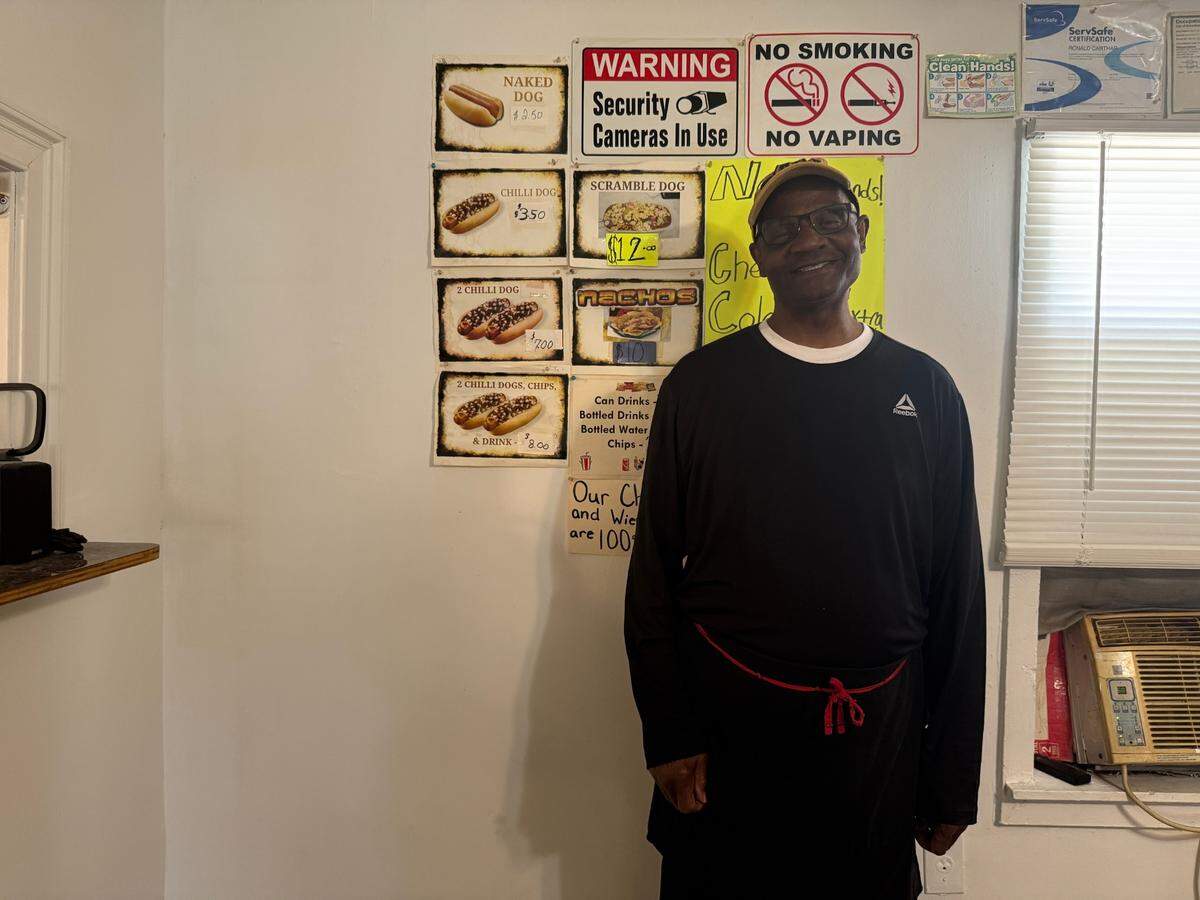 Ronald Carthar, owner of Morris Rd. Hotdogs & BBQ, 564 Morris Road in Columbus, spoke to the Ledger-Enquirer about the negative impact the Spiderweb intersection closure has on his restaurant.