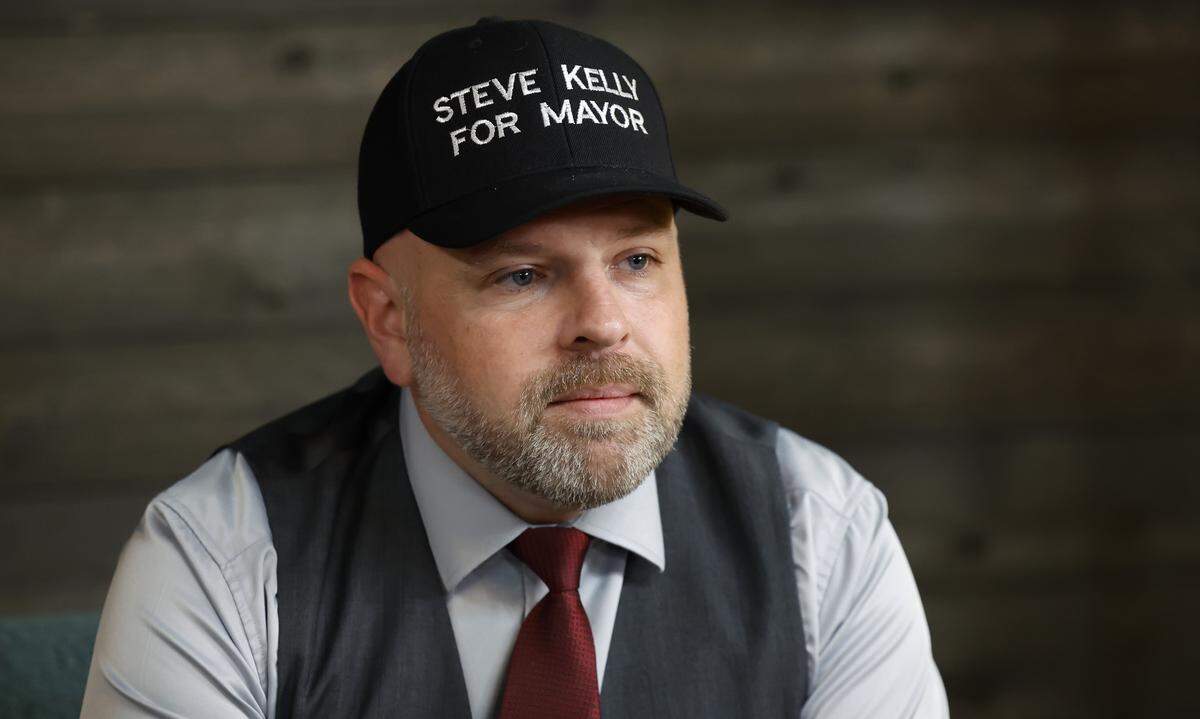 Steve Kelly, pictured during a Feb. 27, 2026, interview with the Ledger-Enquirer, is a mayoral candidate in Columbus.
