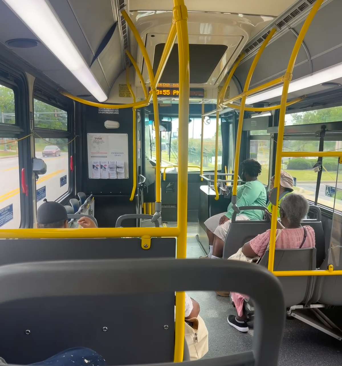 Route 10 headed southbound to the Transfer Station on Friday, May 3rd, 2024 at 4:00pm.