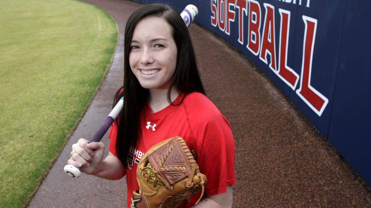 ROBIN TRIMARCHI rtrimarchi@ledger-enquirer.com 
 Columbus State University third baseman Katie White is a Russell County High graduate. 01.27.15