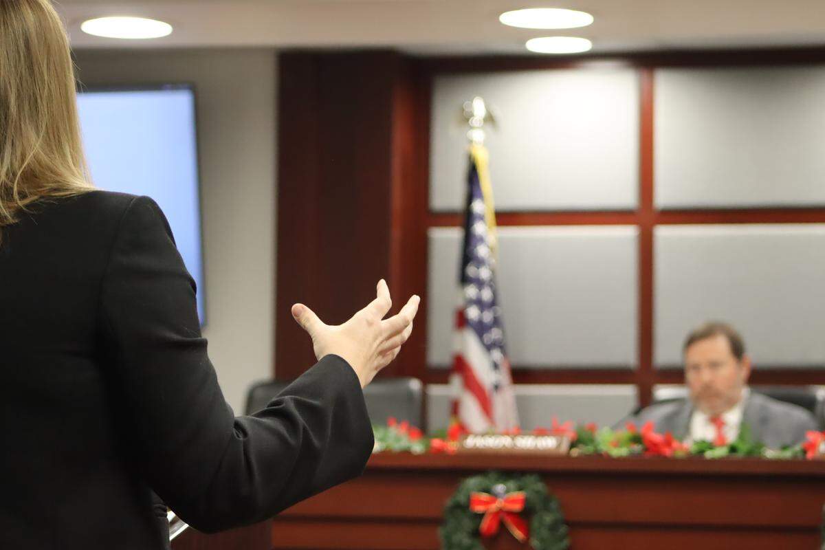Jennifer Whitfield, lawyer with Southern Environmental Law Center asking for more information ahead of the Georgia Power energy vote on Dec. 19