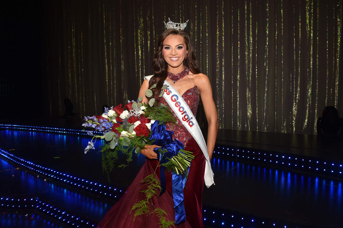 Miss Northwest Georgia’s Sophia Wootten was awarded the 2026 Miss Georgia the 2026 Miss Georgia Scholarship Saturday evening at the Columbus RiverCenter.