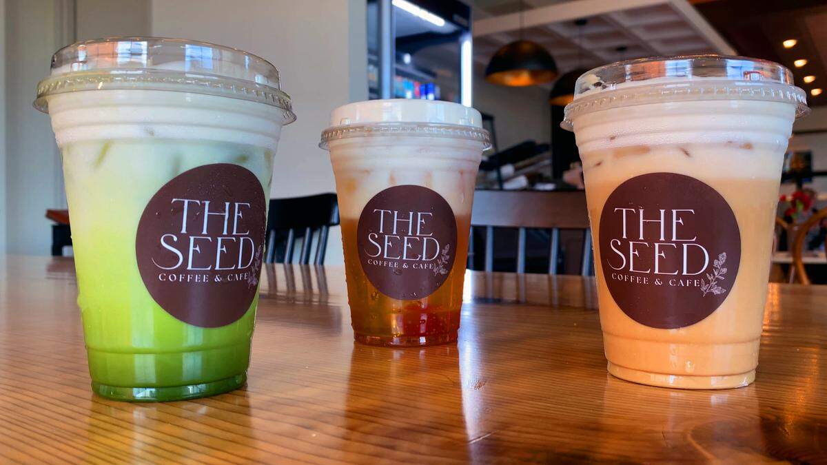 The Seed Coffee and Cafe, 33 W. 14th St. in Columbus, offers a variety of drinks, pictured March 11, 2026.