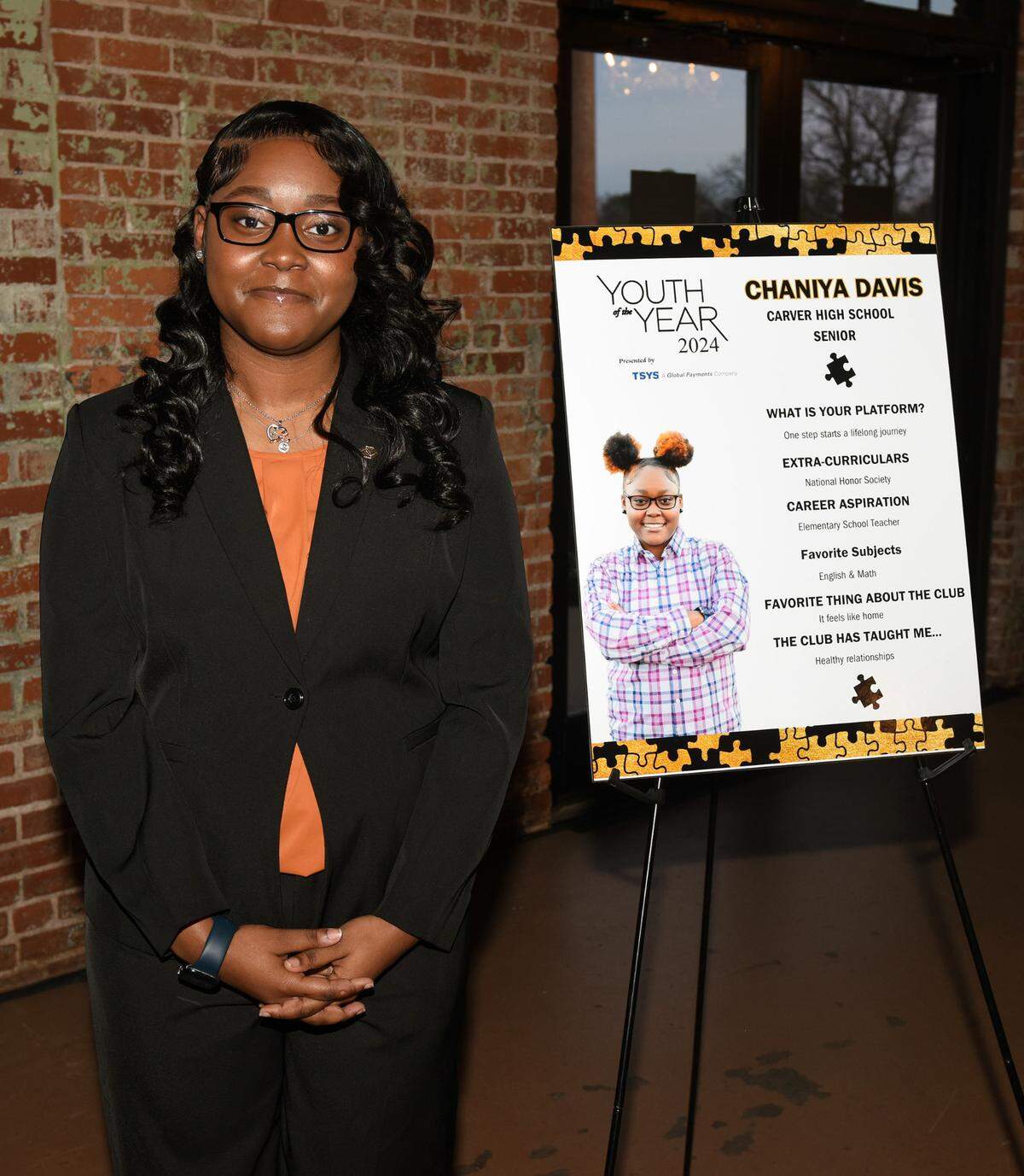 Chaniya Davis, a senior at Carver High School, has been named as the 2024 Youth of the Year for the Boys & Girls Clubs of the Chattahoochee Valley.