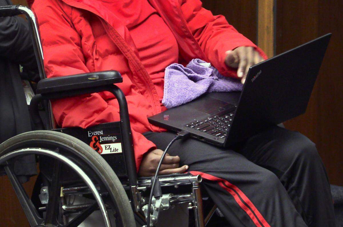 A Columbus woman used a keyboard to type her answers to questions posed by attorneys so the jury could she them displayed on a large TV screen. She was testifying against Anthony Maurice Gates, who is accused of assaulting her in 2019. Now 30 years old, she cannot walk or talk, because the 9-millimeter bullet her 6-year-old son fired while aiming for Gates hit her in the mouth and lodged in her spine, crippling her. 01/05/2023