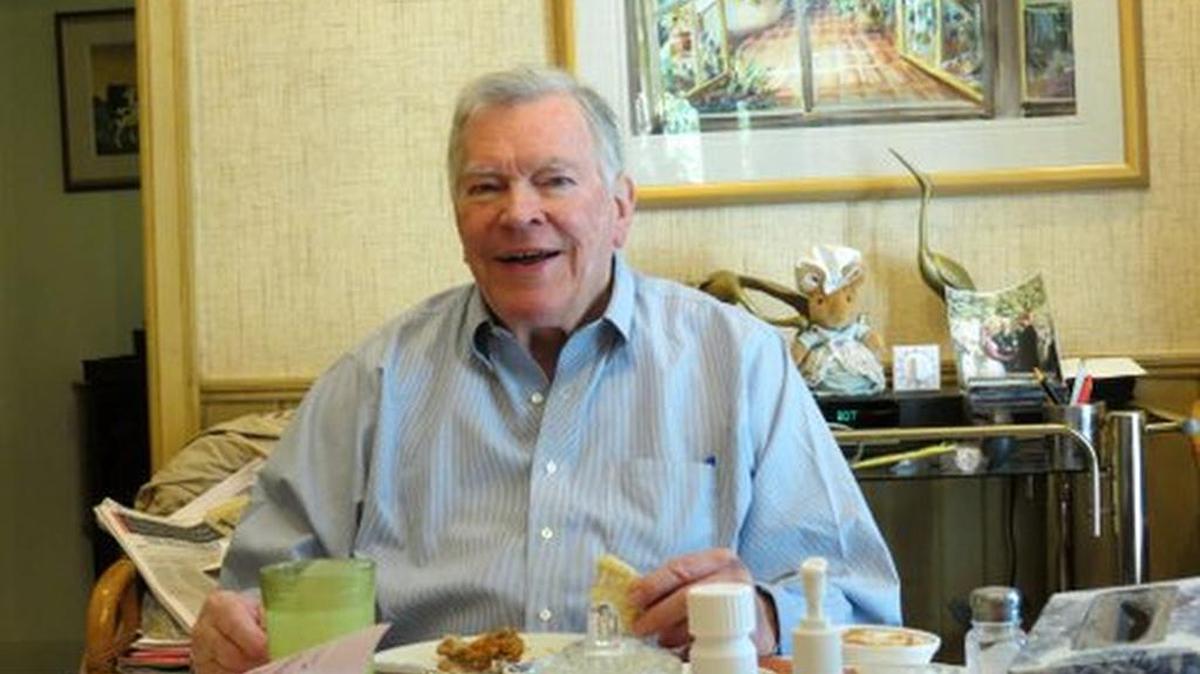 A recent photo of Columbus businessman John Kinnett Jr., who died Tuesday at age 90.