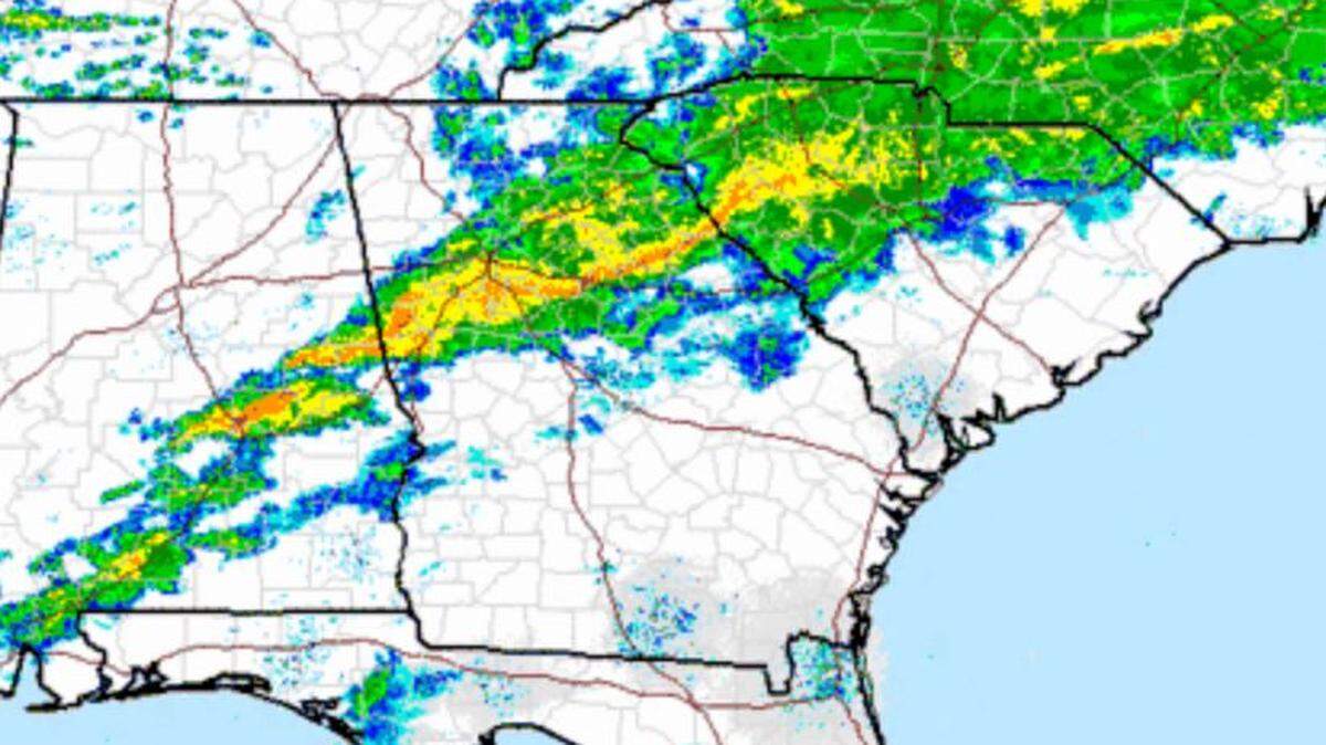 Columbus and the Valley should expect rain and, possibly, a severe thunderstorm Tuesday afternoon