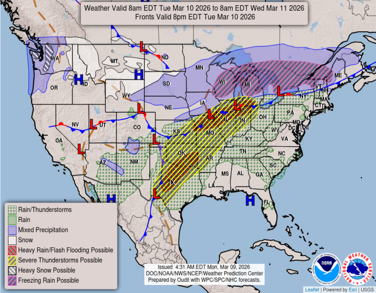 This week could see some severe conditions