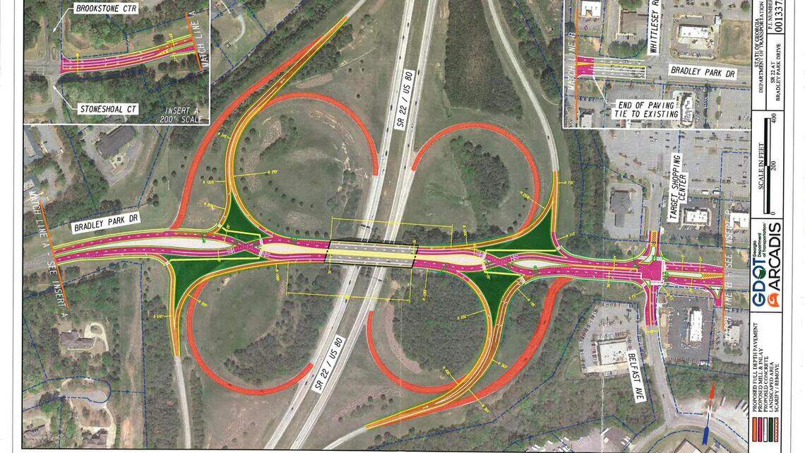 Two diverging diamond interchanges are planned for Columbus. When will they be completed?