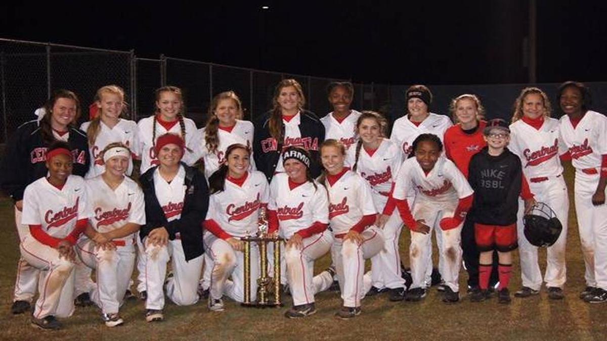 The Central Lady Red Devils, pictured here after finishing second in the Wetumpka Invitational in March, clinched their sixth straight area championship.