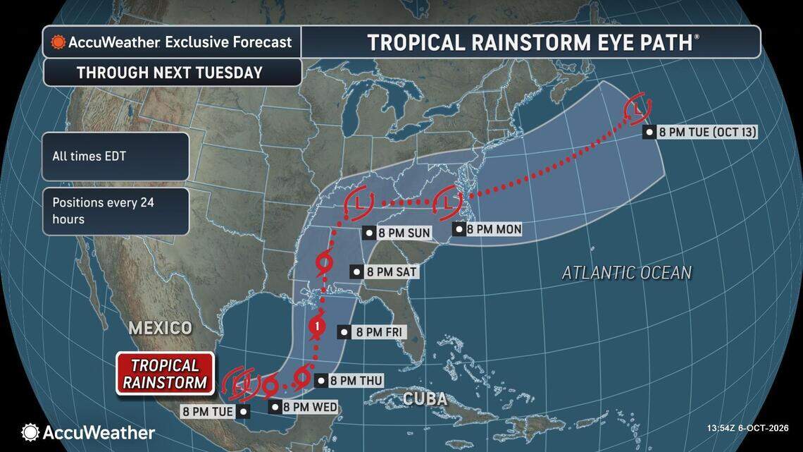 Unusual October tropical development could form Hurricane Isaias. How it might affect GA