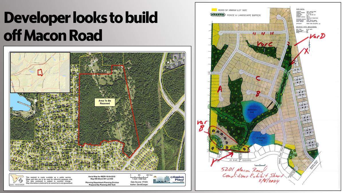 Three months after hundreds of Columbus residents petitioned against a rezoning request for a proposed development on Macon Road, a second developer, Wizer Home Builders, LLC, has submitted a rezoning request to develop the property at 5201 Macon Road in Columbus, Georgia.