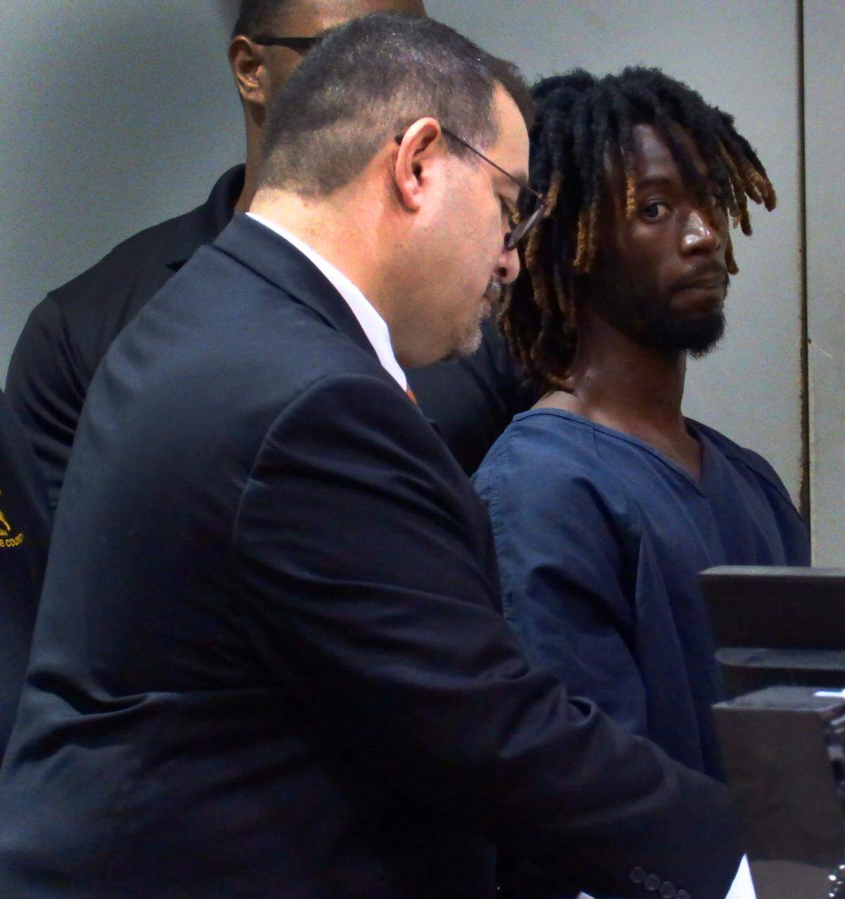 With 10 sheriff’s deputies guarding the courtroom, Travane Brandon Jackson faced a judge Saturday on charges he fatally stabbed his girlfriend and their three children. Recorder’s Court Judge Robert Wadkins Sr. heard no testimony as the preliminary hearing was rescheduled for 9 a.m. Friday. He asked public defender Jose Guzman whether Jackson understood his rights and when he next would be in court.