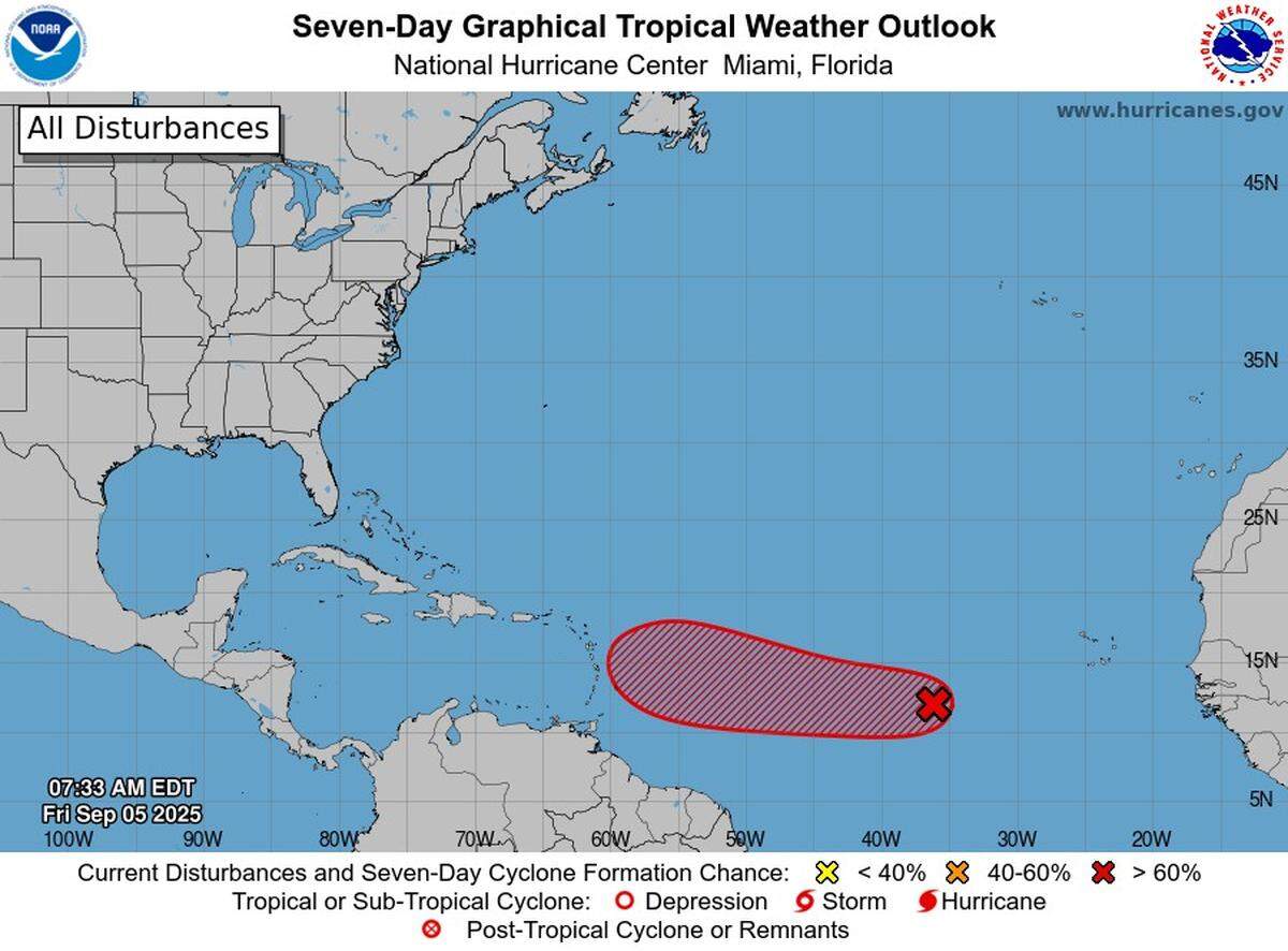 Meteorologists are keeping an eye on Tropical Storm Gabrielle