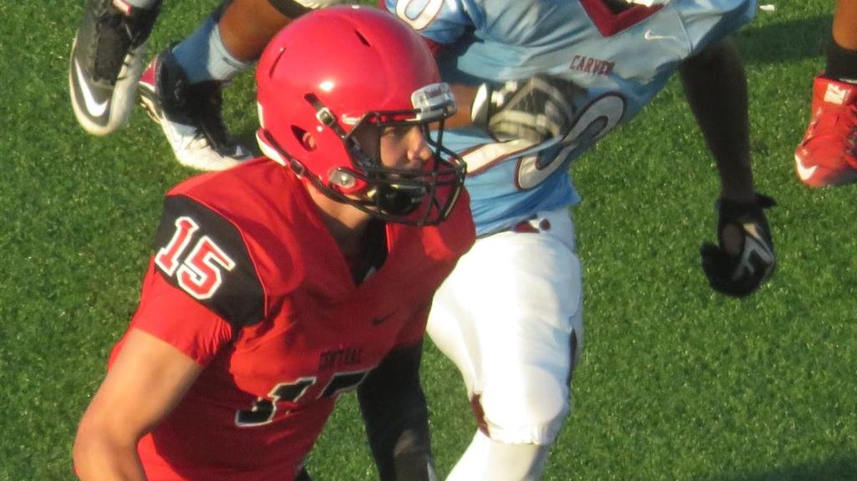 Central football has followed up its strong spring scrimmage (above) with good play in the 7-on-7 National Championship Series.