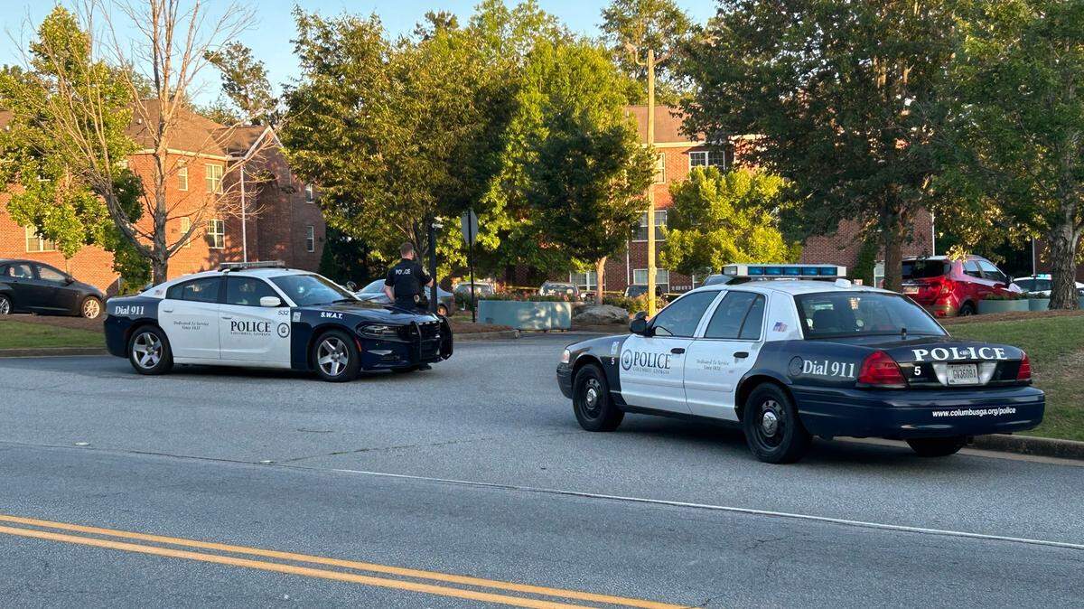 Columbus Police Department vehicles responded to an incident at an apartment complex in May.