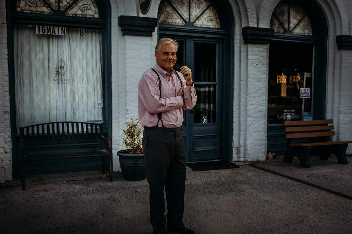 Mayor Richard Proctor poses for a photo in August 2023, ahead of his election win in November 2023.