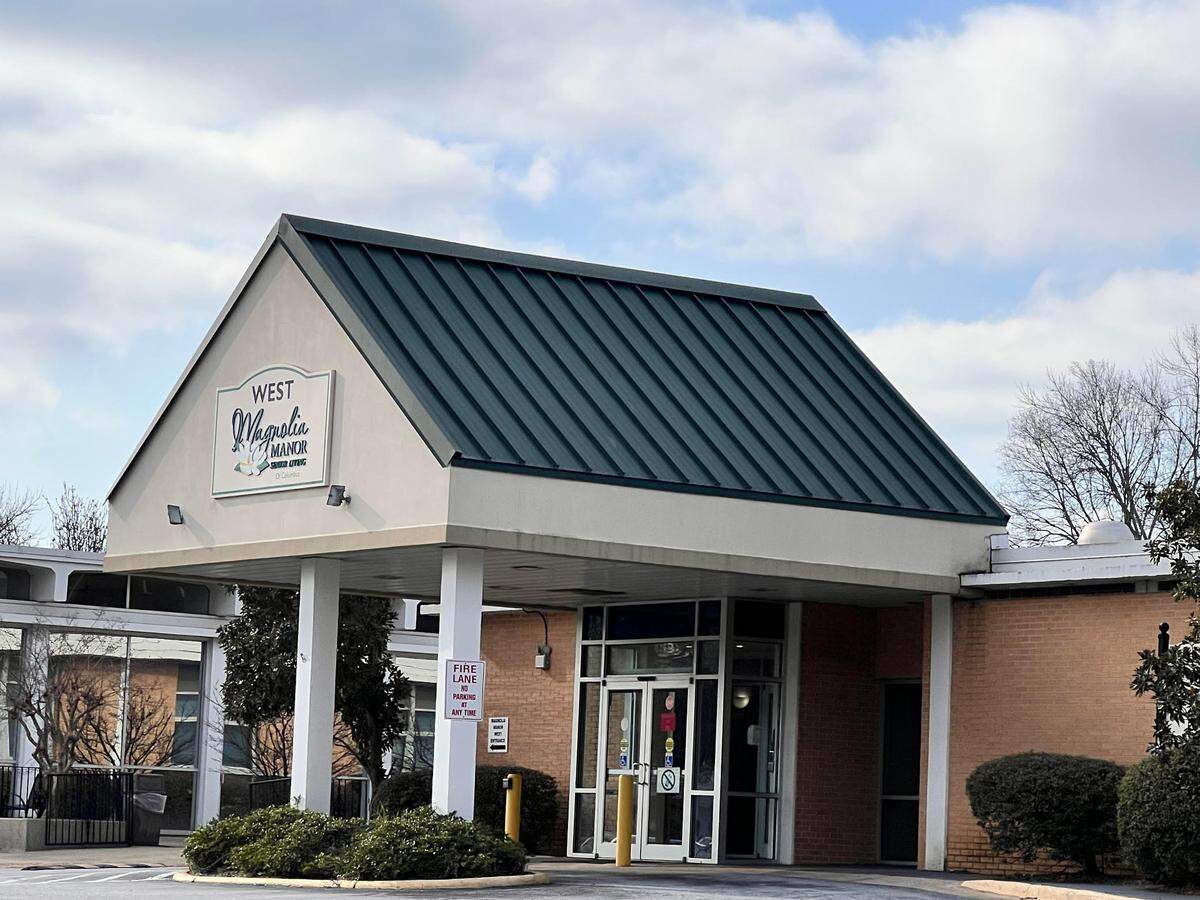 Magnolia Manor of Columbus Nursing Center-West received a red hand warning symbol next to its listing on Medicare’s website after being cited for potential abuse in an inspection report.