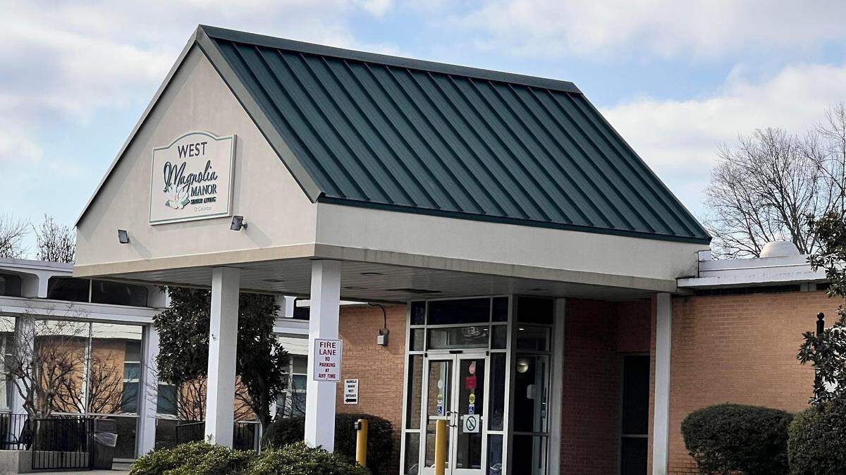 Magnolia Manor of Columbus Nursing Center-West received a red hand warning symbol next to its listing on Medicare’s website after being cited for potential abuse in an inspection report.