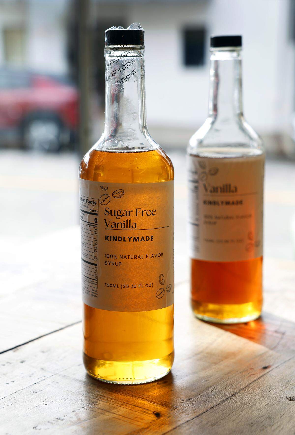 Troy Carson, a software engineer and Auburn University graduate from Opelika, has opened a small business selling his syrup brand, KindlyMade, pictured Jan. 21, 2026. The syrup is being sold at The Food Mill in Columbus, along with other stores and markets in Phenix City, Opelika and Auburn.