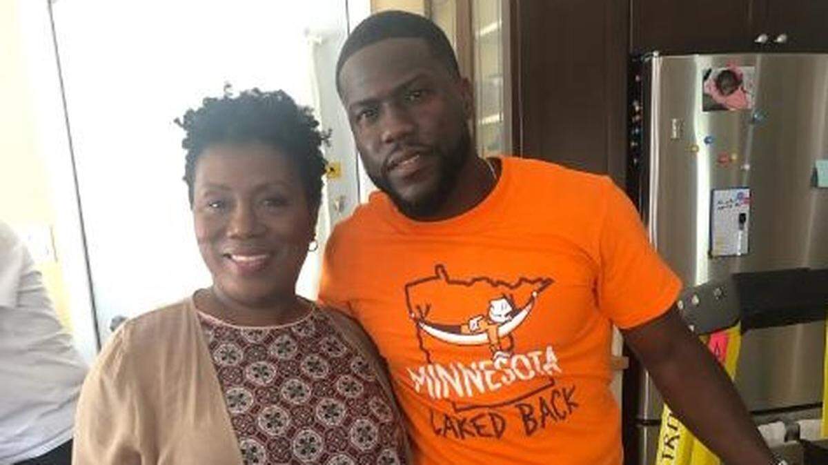 Columbus native Thedra Porter plays Kevin Hart’s mother in the “Fatherhood” movie available on Netflix.