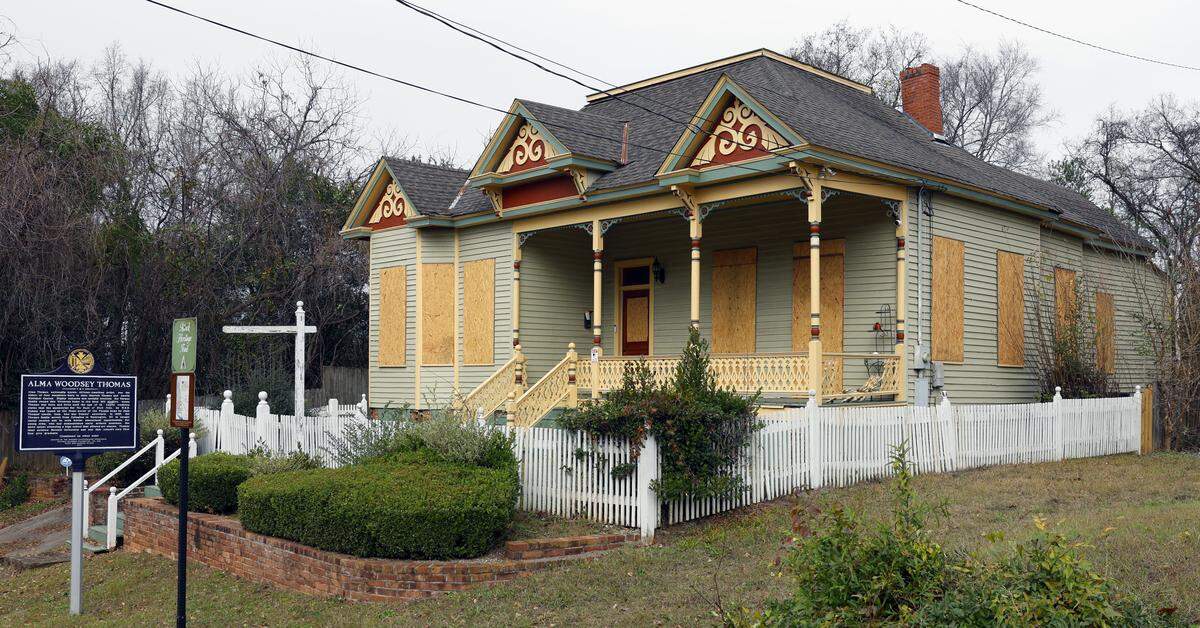 The Alma Thomas House, pictured Jan. 6, 2026, at 411 21st St. in Columbus.