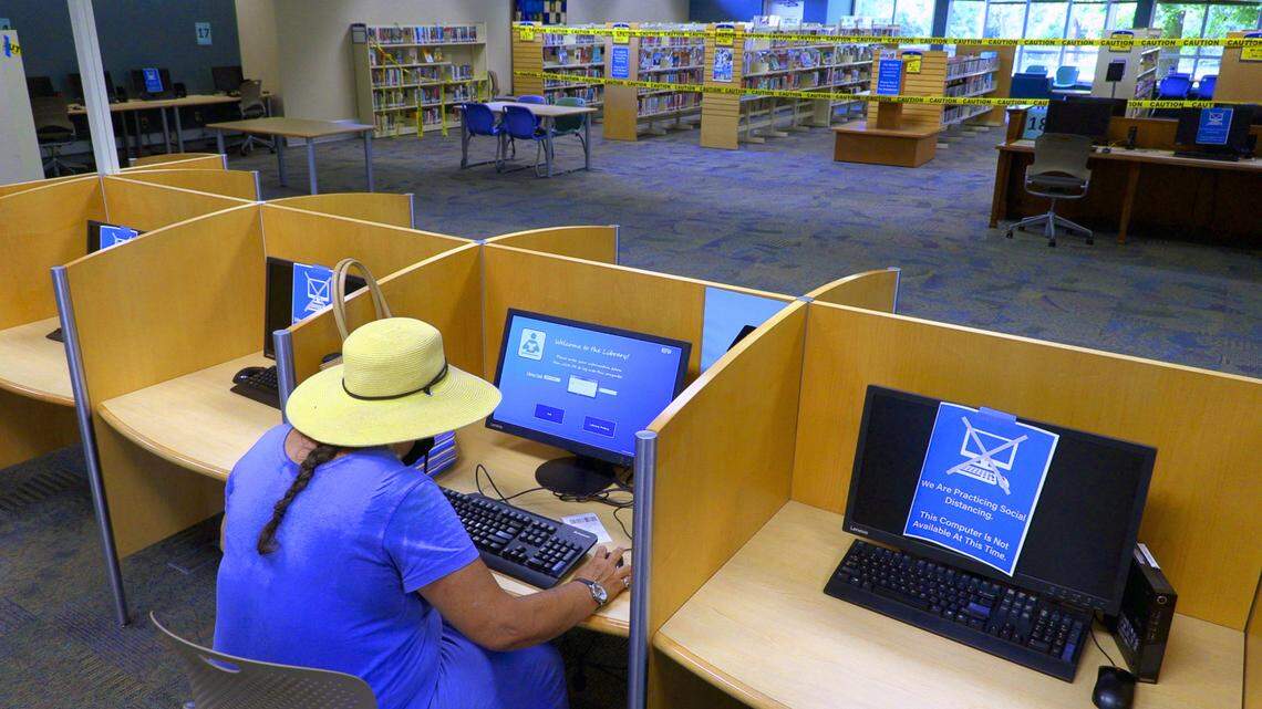 Columbus residents ‘delighted’ to see local libraries reopen after COVID-19 shutdown
