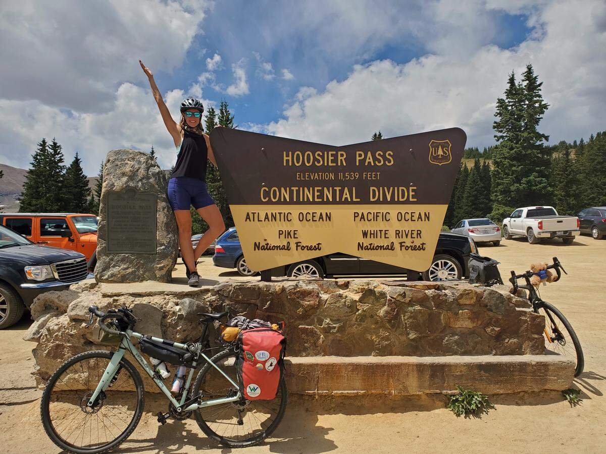 In 2020, Charlotte Gallagher biked from Portland, Oregon to Columbus, Georgia.
