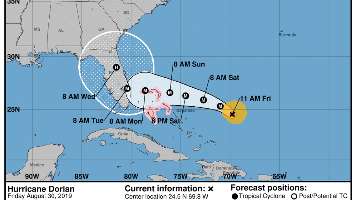 Dorian may actually bring drier weather to Coast, but don’t celebrate yet, officials say