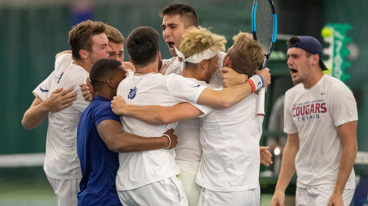 The Columbus State University men’s tennis team recently won the ITA National Championship after receiving a No. 1 ranking in the final poll. But COVID-19 meant they couldn’t actually play their final match.