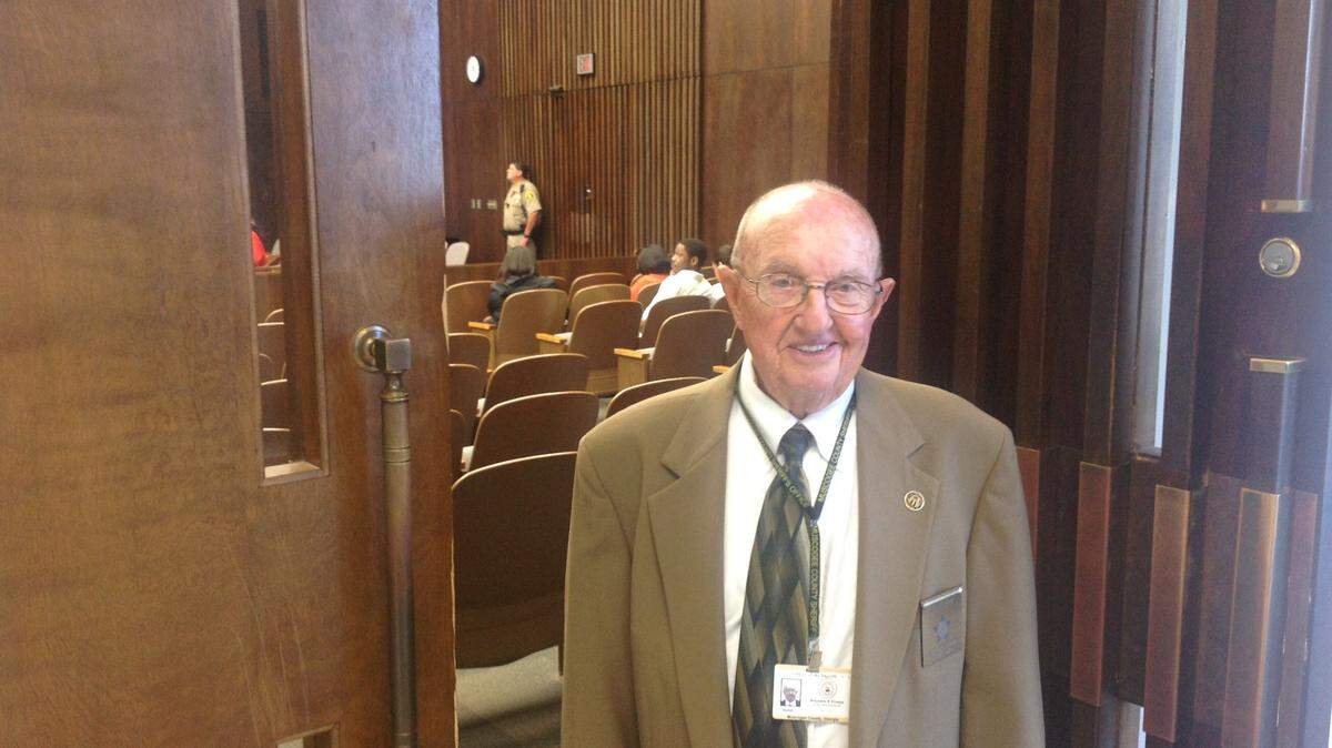 Chuck Williams chwilliams@ledger-enquirer.com Longtime Columbus resident Dayton Preston is a bailiff for the city.