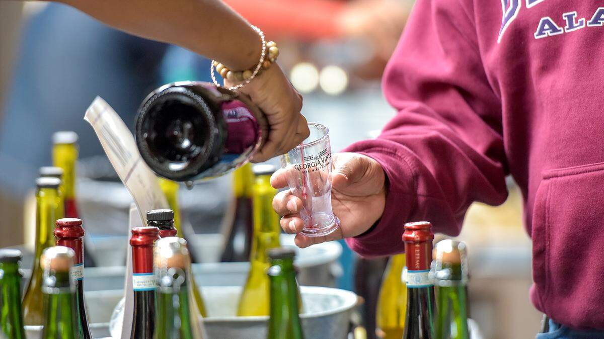 Several varieties of wine were available to sample at the 10th Annual Uptown Beer & Wine Festival held at Golden Park November 23, 2019.