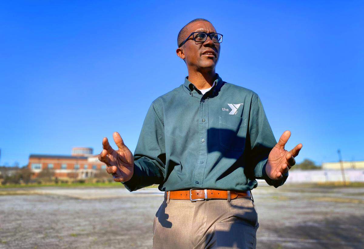Christopher Bryant, president and CEO of the YMCA of Metropolitan, GA talks about plans for a new YMCA branch to built on this property in Columbus’ midtown area. 03/17/2022