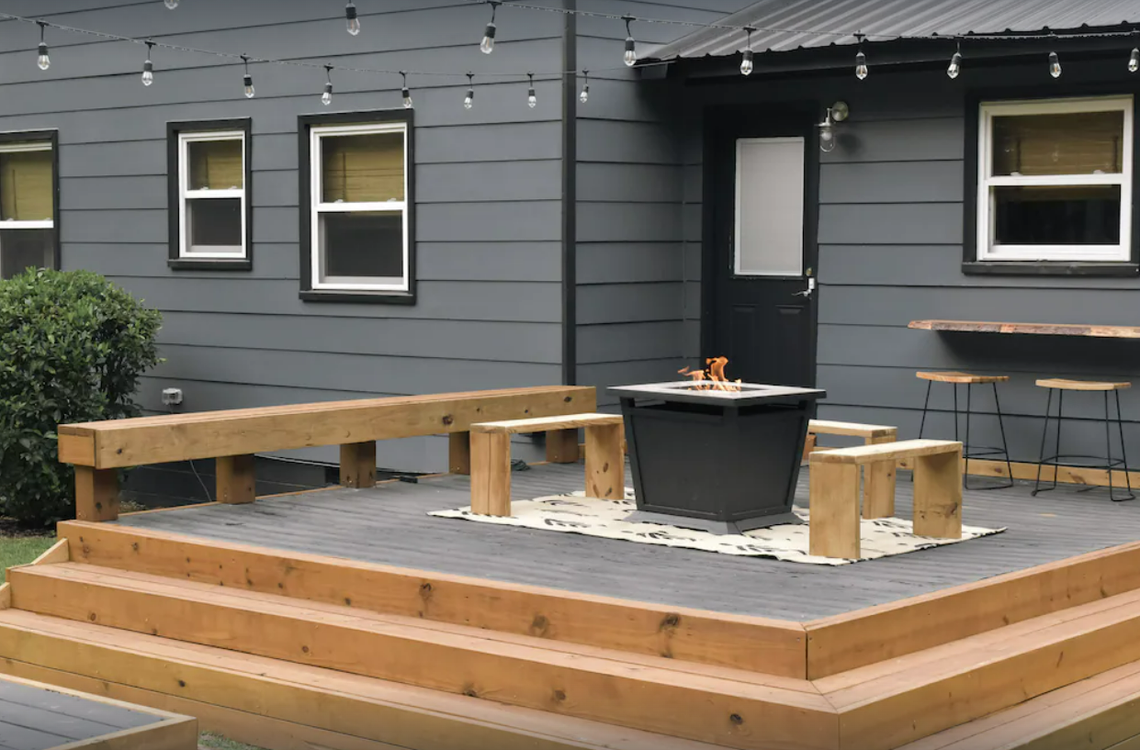 Picture yourself sipping wine by this fire pit, yet?