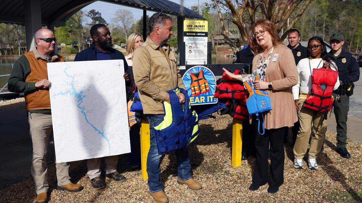 Safe Kids Columbus and the River Safety Committee, in conjunction with their partners, have announced the opening of several life jacket loaner stations across the Chattahoochee Valley. Pam Fair, executive director of Safe Kids Columbus, made the announcement during a news conference March 18, 2026, at Lake Oliver Marina in Columbus.