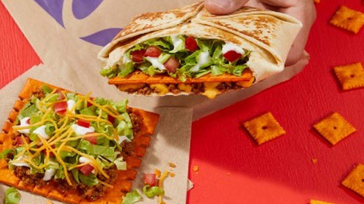 Taco Bell and Cheez-Its team up for a new tostada and crunch wrap.