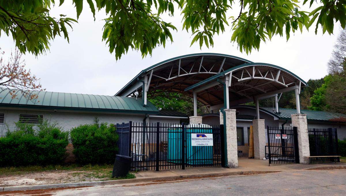 The Rigdon Park pool in Columbus is currently under reconstruction. 04/02/2024