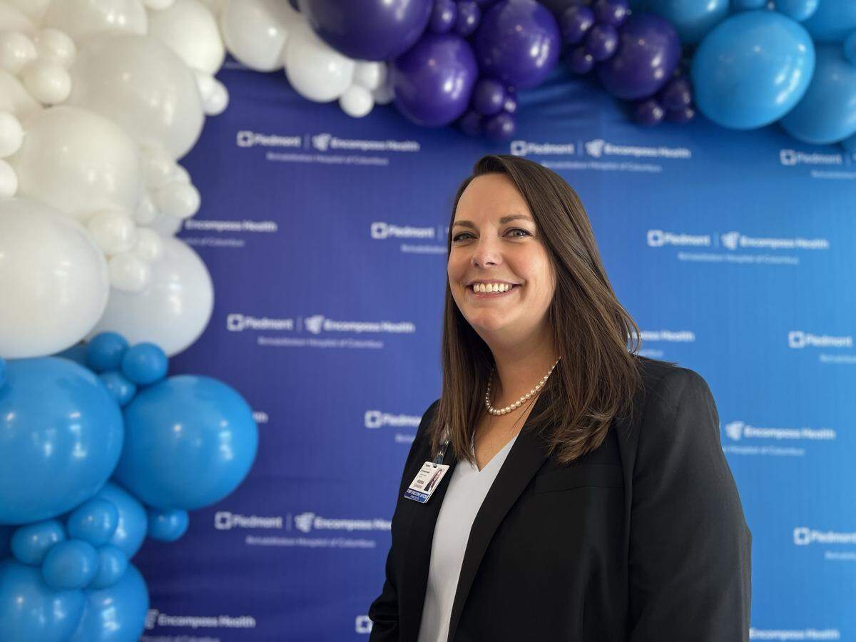 Kendra Sermarini is the CEO of the Rehabilitation Hospital of Columbus, which will open for patients on September 12.